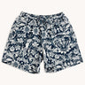 Blythe Drawstring Swim Shorts, Morris-Sea Navy Print